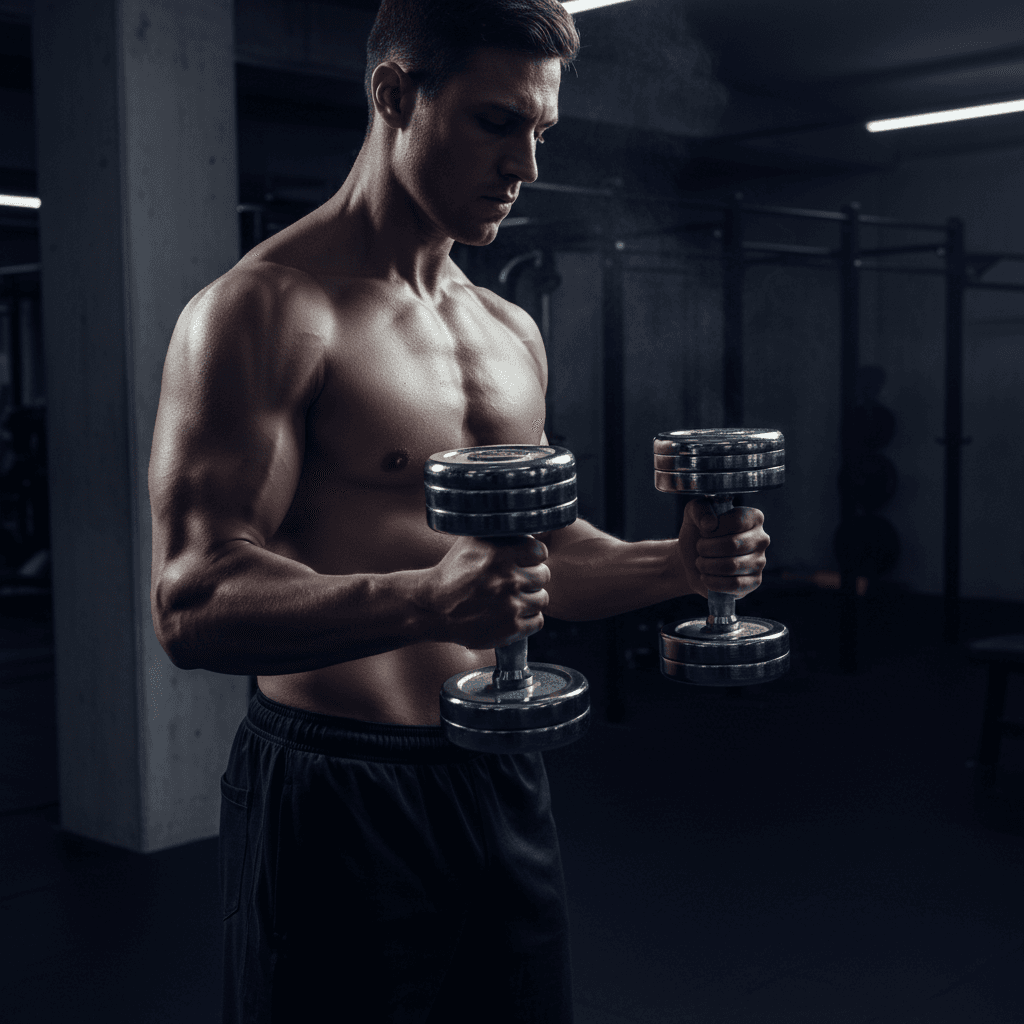 EvoFit Blog — athlete training with dumbbells
