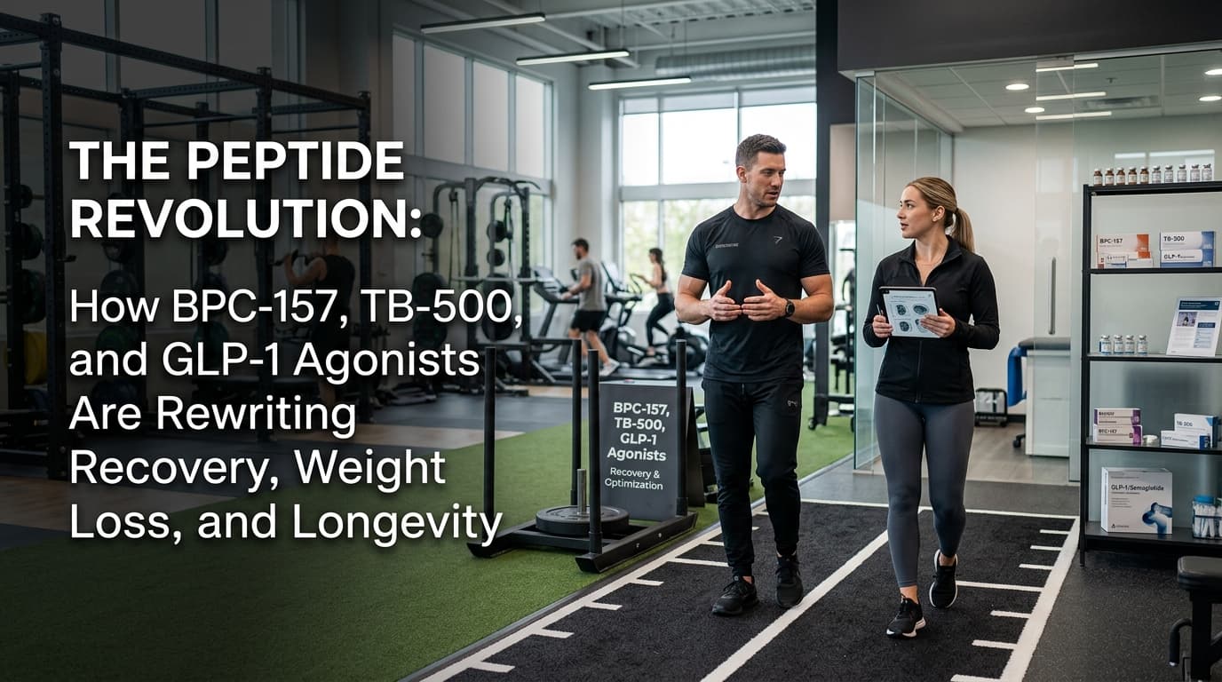 Hero image for: The Peptide Revolution: How BPC-157, TB-500, and GLP-1 Agonists Are Rewriting Recovery, Weight Loss, and Longevity